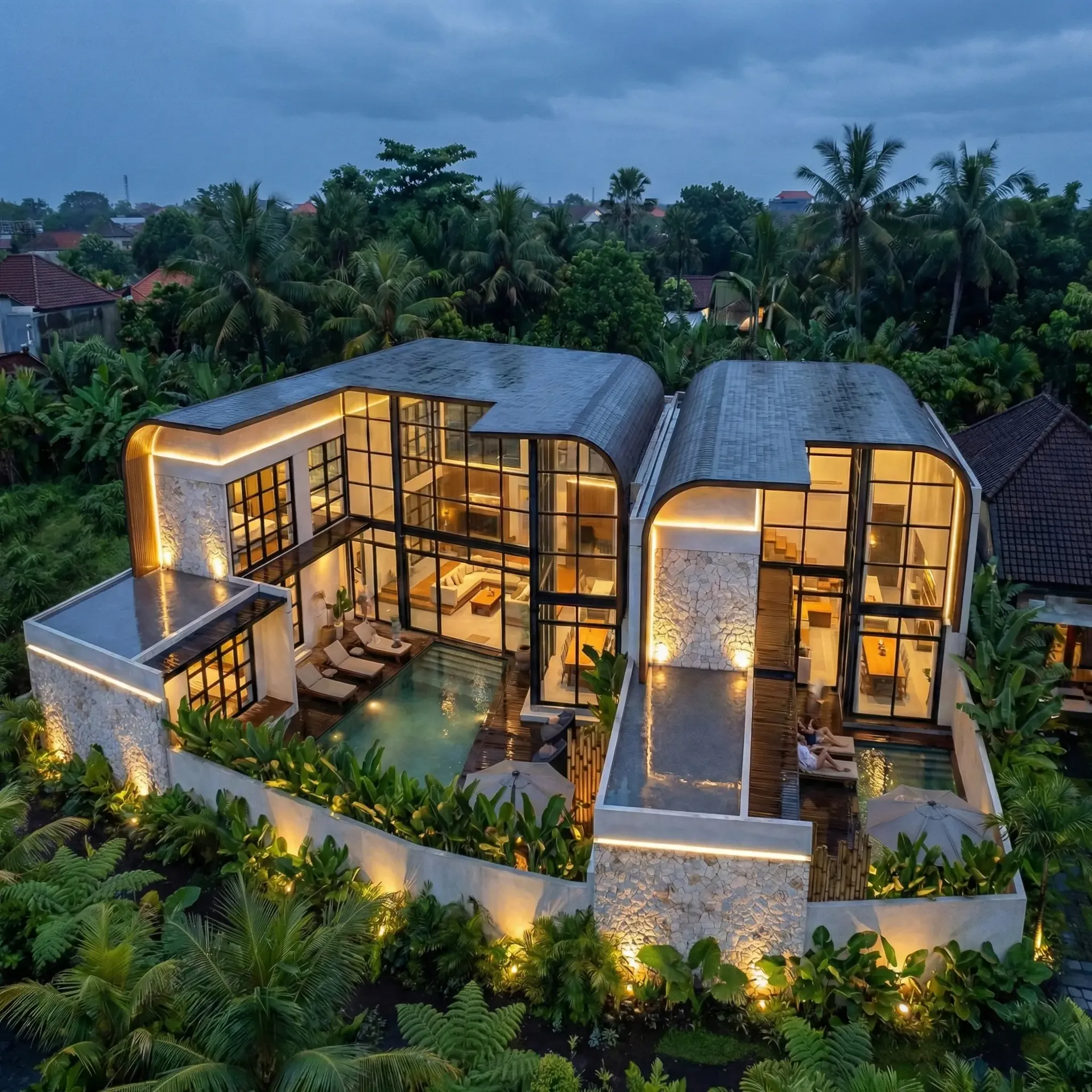 F Villa exterior