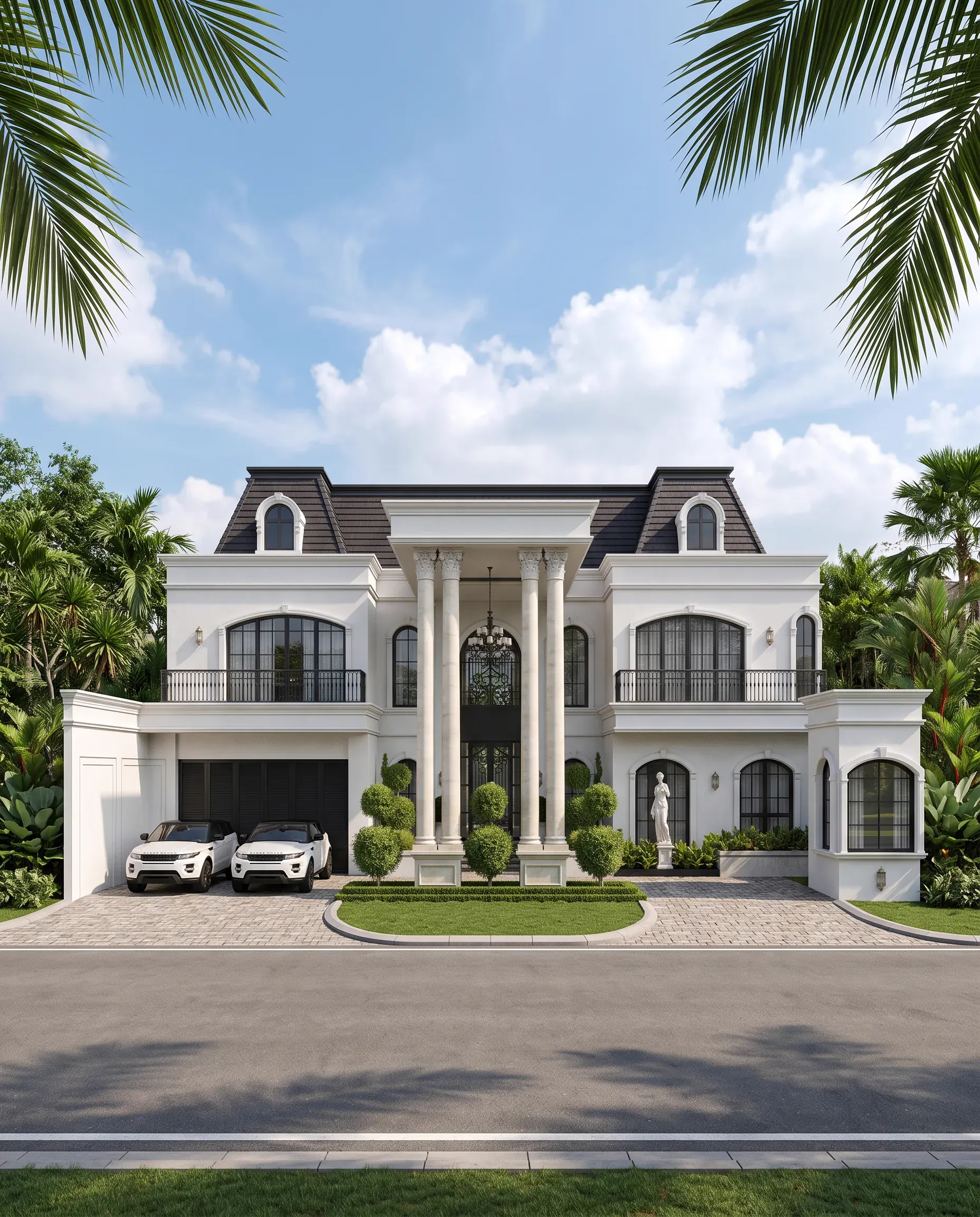 W House exterior
