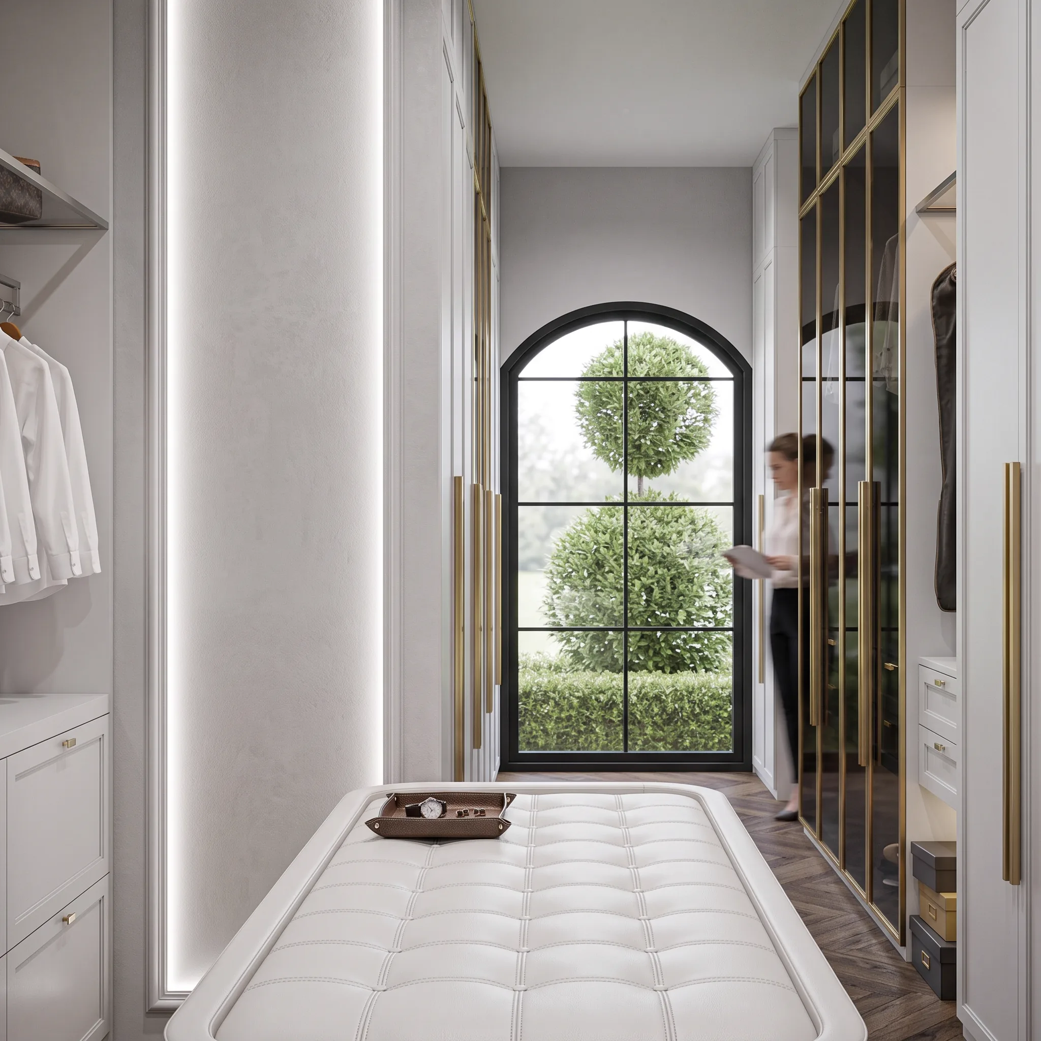 W House walk-in closet